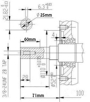 Motor benzina Zongshen GB420 13CP (ax: 25 x 60mm)