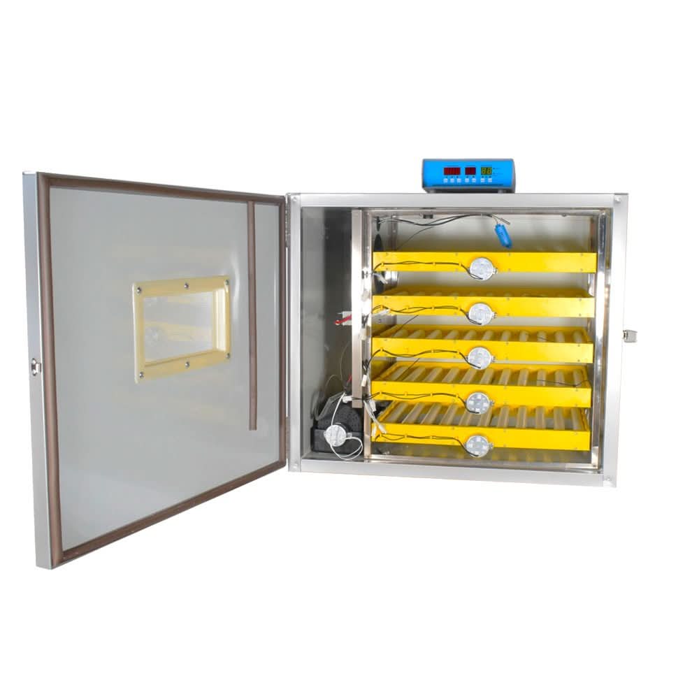 Incubator 300 oua gaina,rata, gasca, prepelita, ZEP-300 pentru oua, capacitate foarte mare, control digital, intoarcere automata, ovoscop integrat