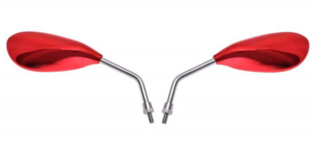Oglinzi moto "lacrima" rosii M08