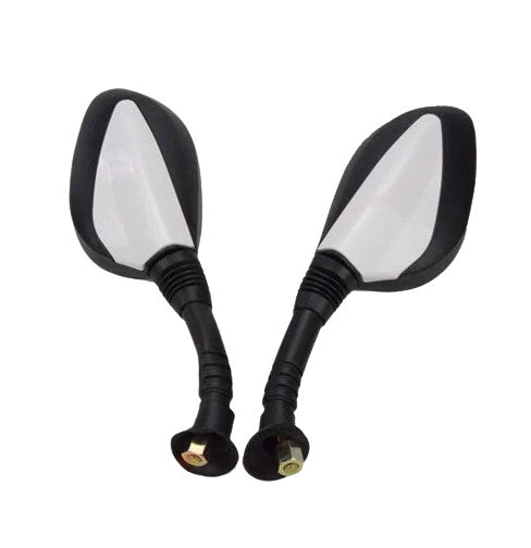 Oglinzi pentru scuter (negre cu pata alba)