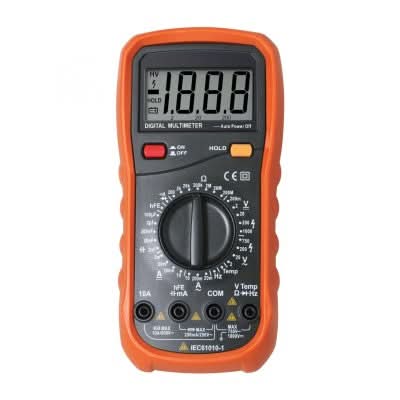 Multimetru digital SMA 64, afisaj 1999, masurare tensiune, curent, temperatura, capacitate si frecventa