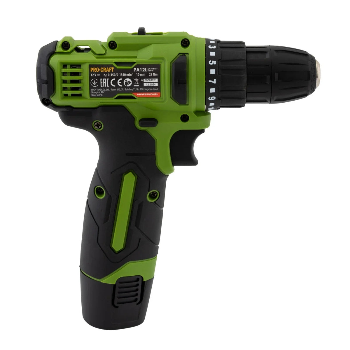 Autofiletanta cu acumulator Procraft PA12Li, 12V, 1.5A, 0.8-10mm