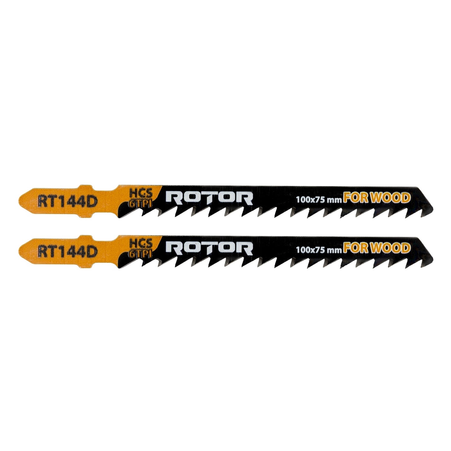Panza fierastrau pendular pentru lemn, 100x75 mm Set 2 buc ROTOR RT144D