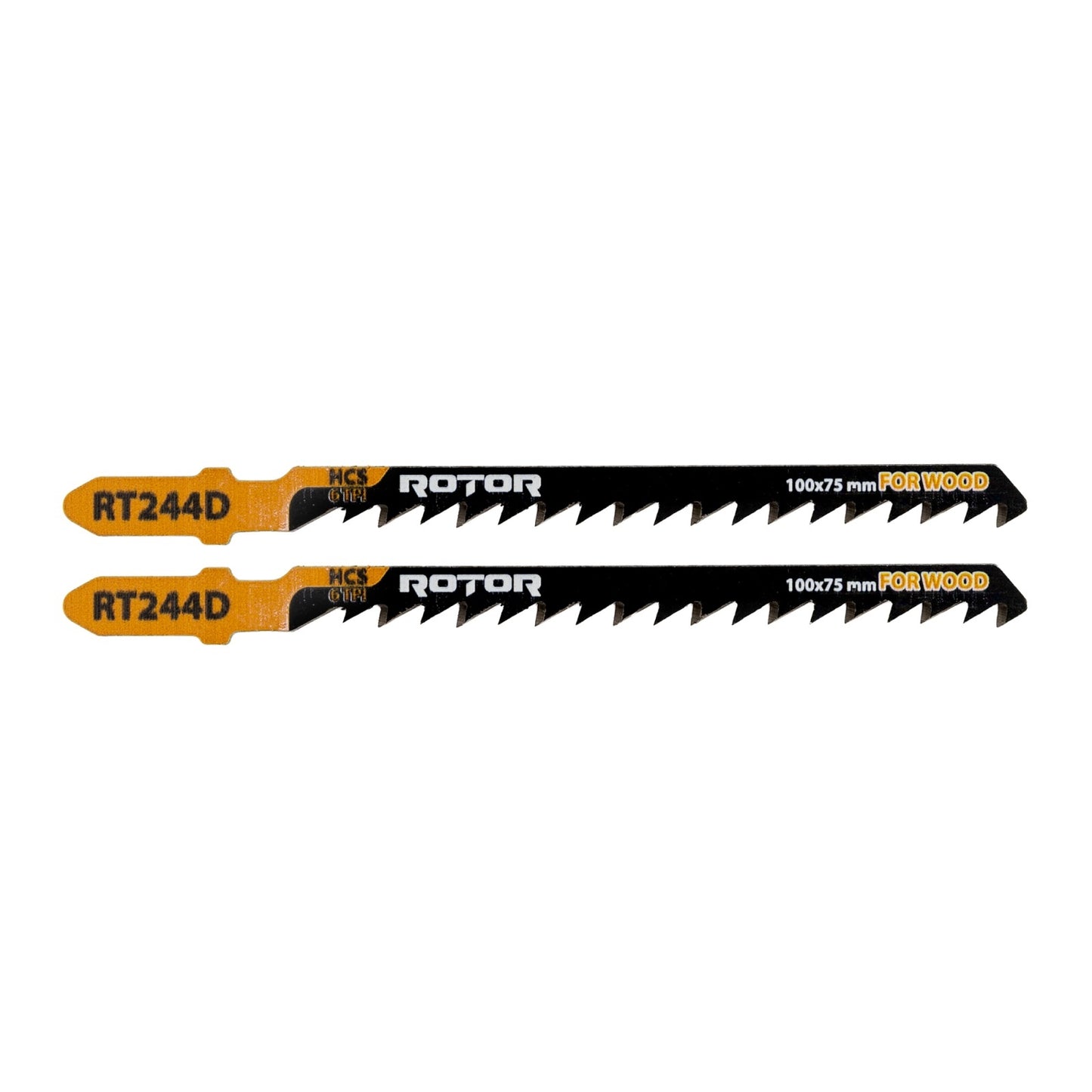 Panza fierastrau pendular pentru lemn, 100x75 mm Set 2 buc ROTOR RT244D