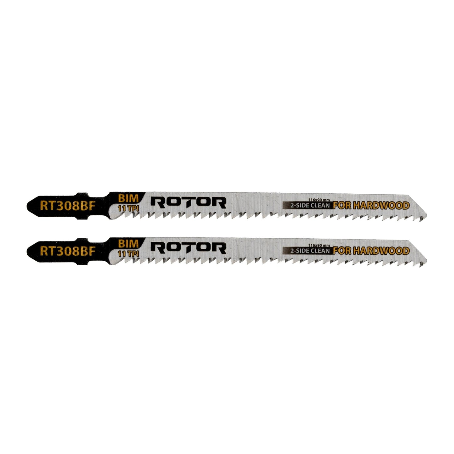 Panza fierastrau pendular pentru lemn dur, 116x90 mm Set 2 buc ROTOR RT308BF, Otel, lemn dur, MDF, PAL
