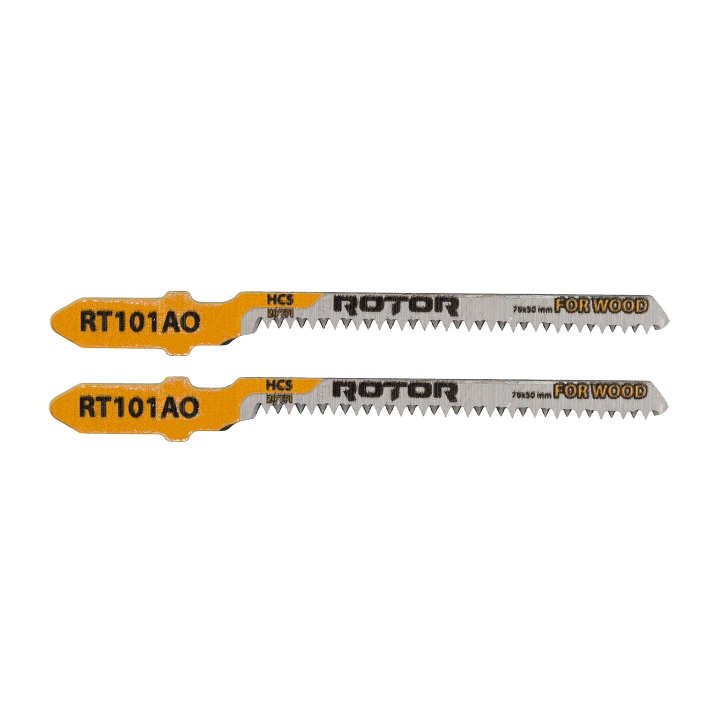 Panza fierastrau pendular pentru Lemn, Set 2 buc 76X50 mm RT101AO ROTOR, Otel