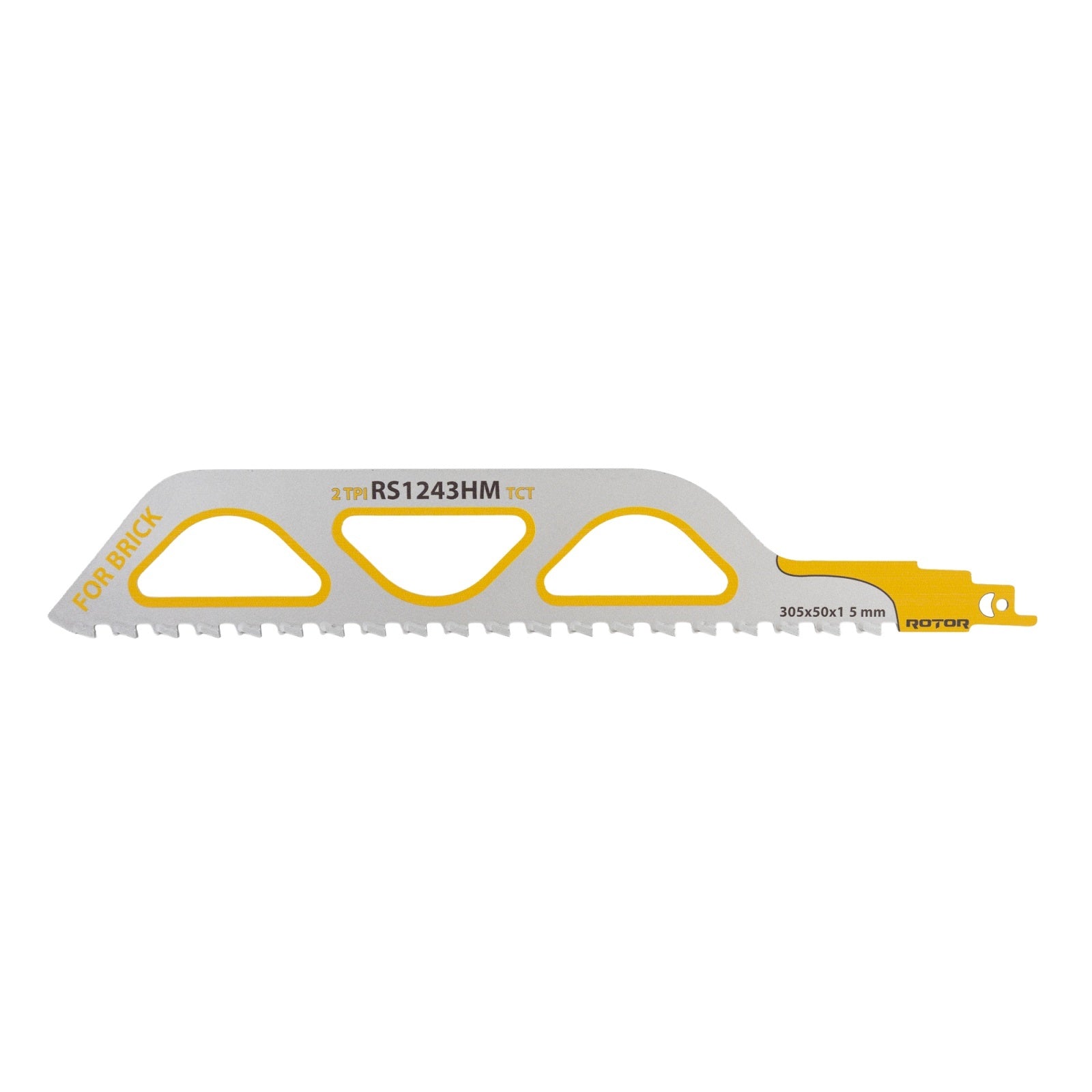 Panza Fierastrau Sabie Caramida ROTOR RS1243HM, 305x50x1.5mm, pentru taiat caramida