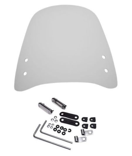 Parbriz moto   scuter universal 37 x 39 cm