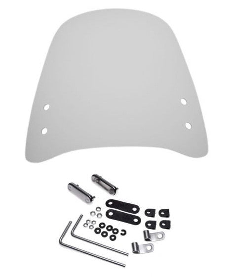 Parbriz moto   scuter universal 37 x 39 cm