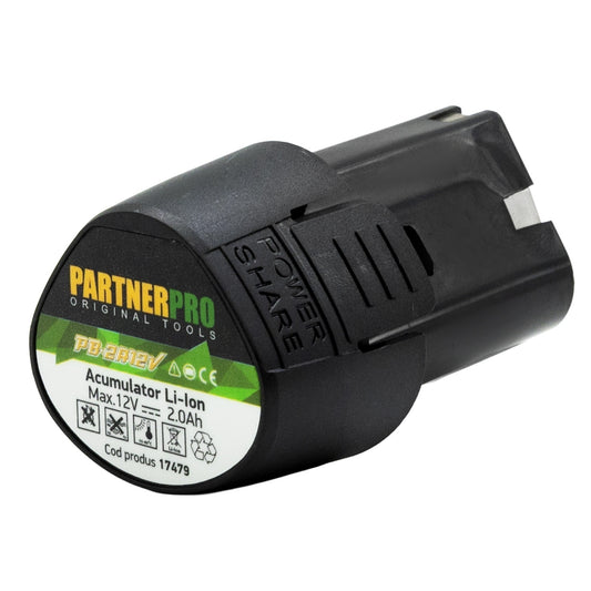 Acumulator PartnerPro PB-2A12V, 12V, 2Ah, Li-ion