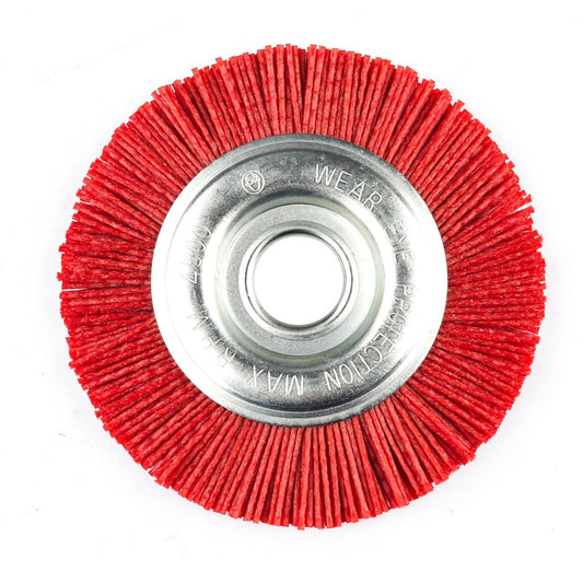 Perie Circulara Nylon Abraziv ROTOR, 12x125mm, P80, pentru inox