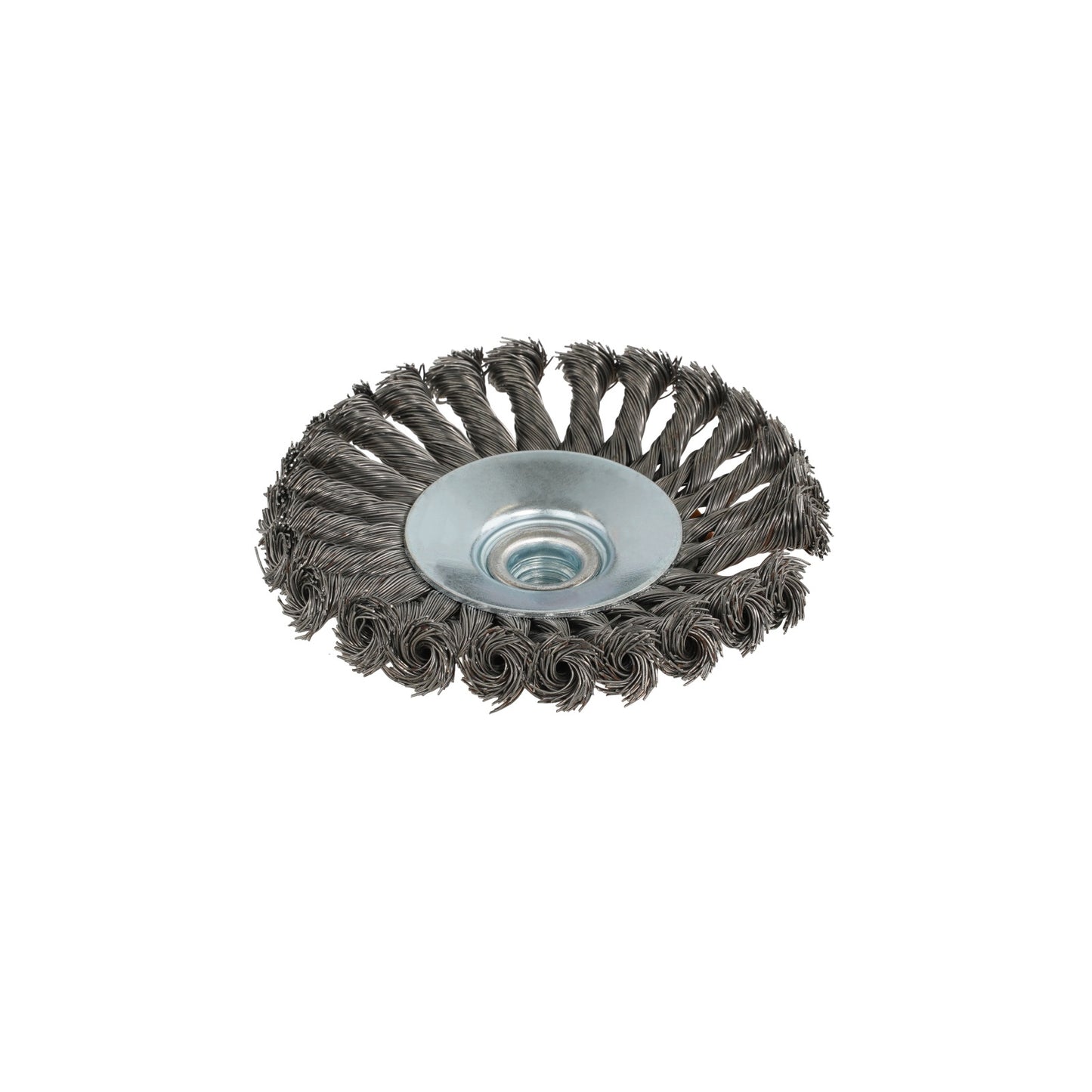 Perie de sarma conica cu noduri ROTOR 125mm M14