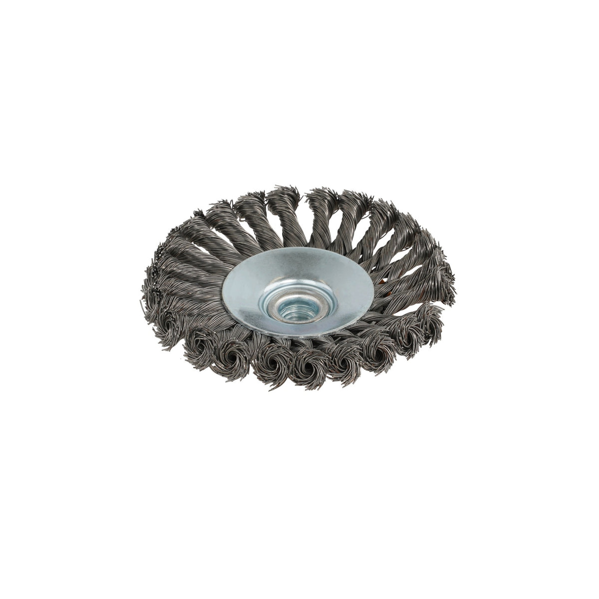Perie de sarma conica cu noduri ROTOR 125mm M14