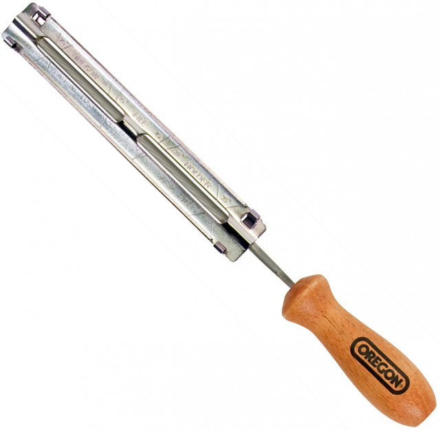 Pila ascutit lant cu sablon si maner Oregon 4.8mm