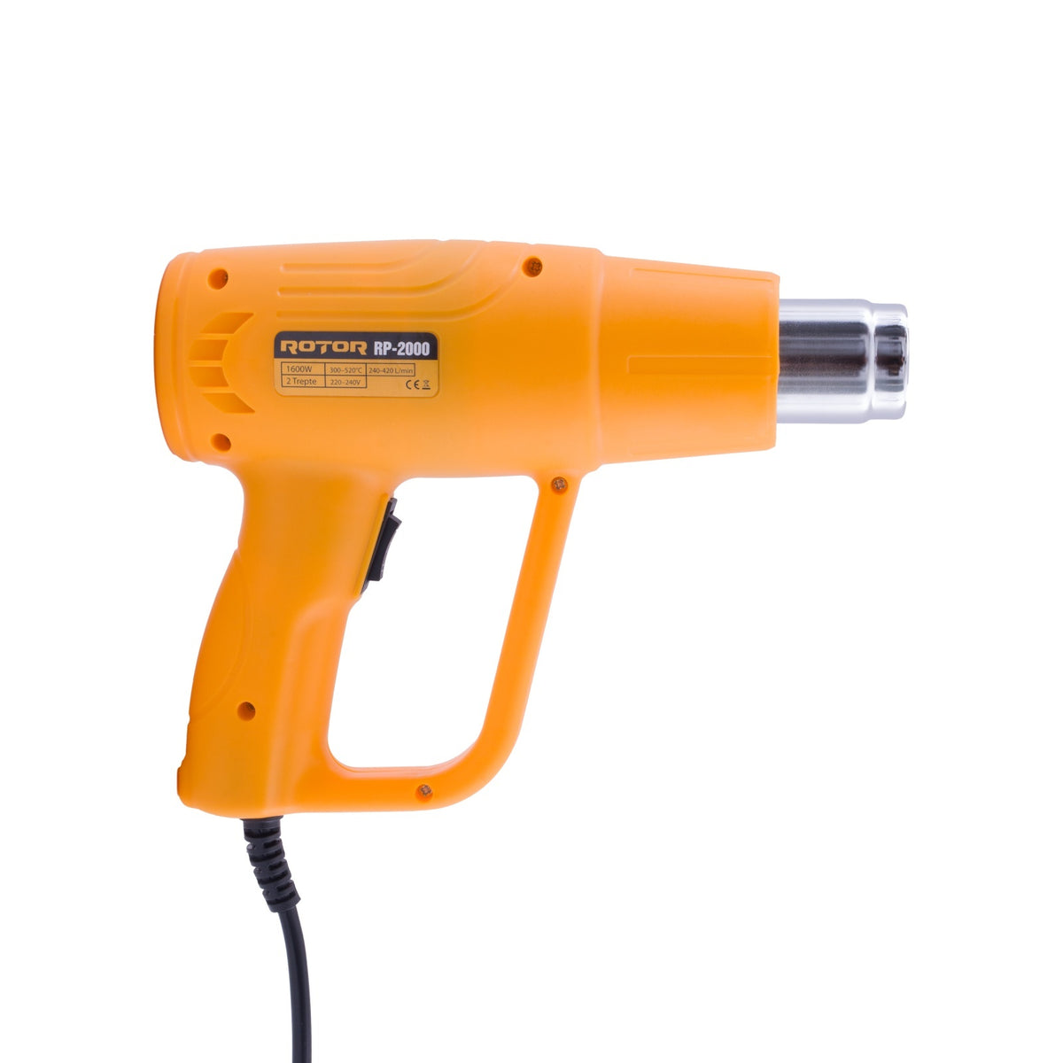 Pistol Aer Cald ROTOR RP-2000, 1600W, 2 trepte temperatura