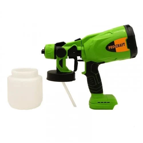 Pistol de vopsit PROCRAFT PSE20, 800W, 20V, debit 160ml/min, fara acumulator