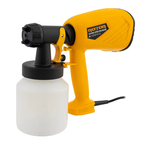 Pistol de vopsit ROTOR RSG450, 450W, 650 ml/min, rezervor 800 ml, duza 2.5 mm