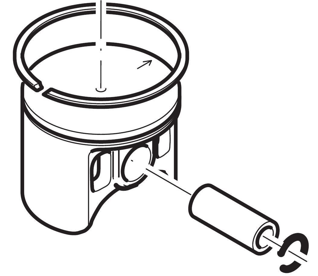 Piston complet Dolmar PS460 43 mm Golf