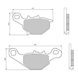 Placute frana Suzuki Street Magic 50cc