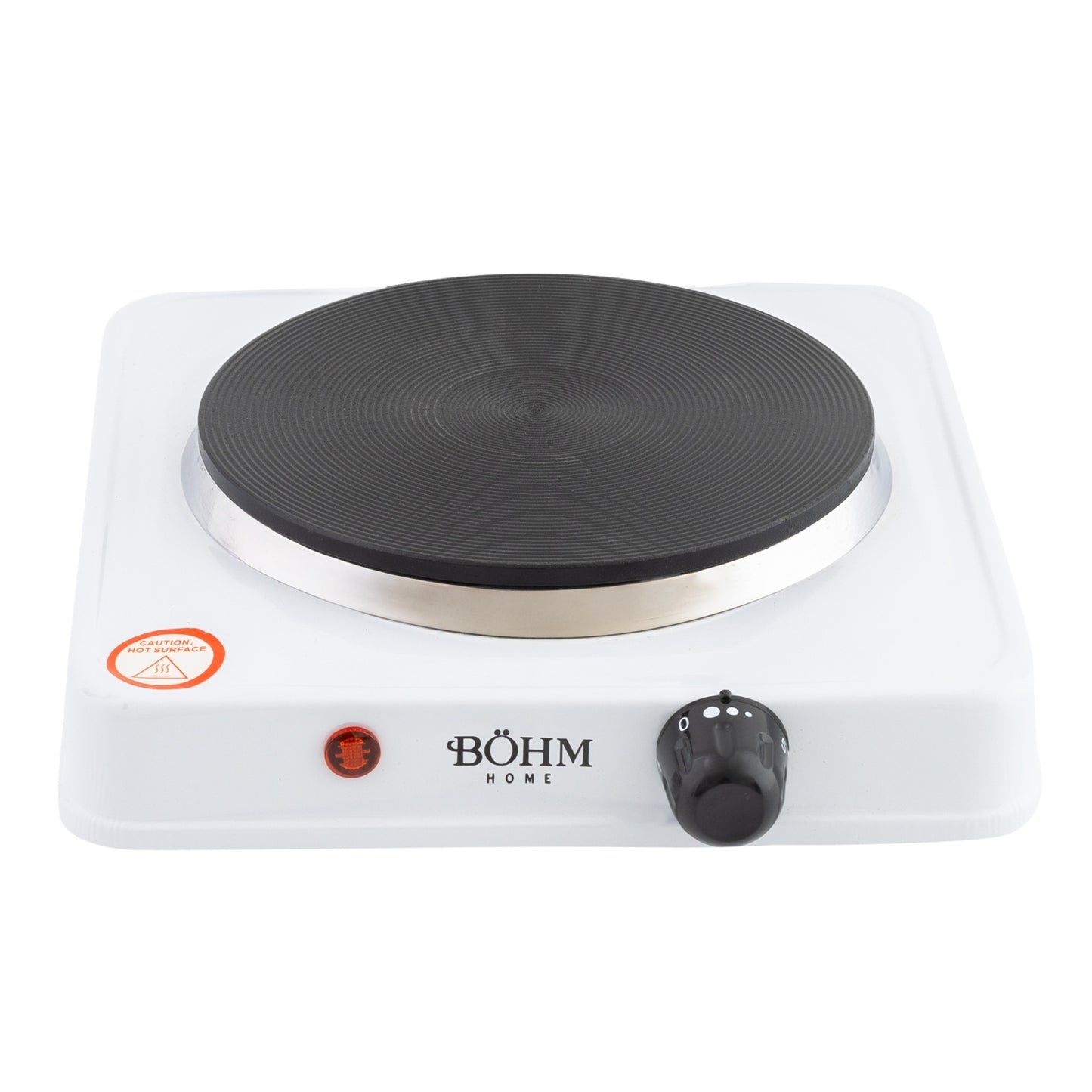 Plita Electrica 1 Ochi Bohm BE-H-002F-W, 1000W, alb - detaliu 4