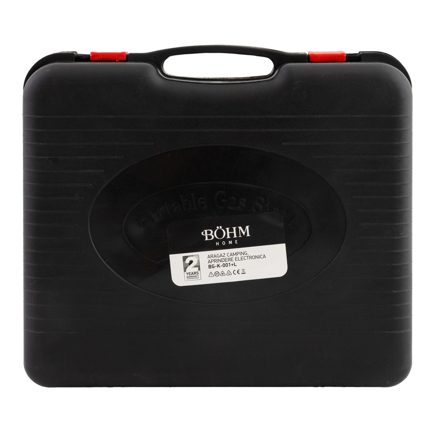 Plita Gaz Camping Bohm BG-K-001+L, GPL, 2.3kW, racord metalic inclus - detaliu 9