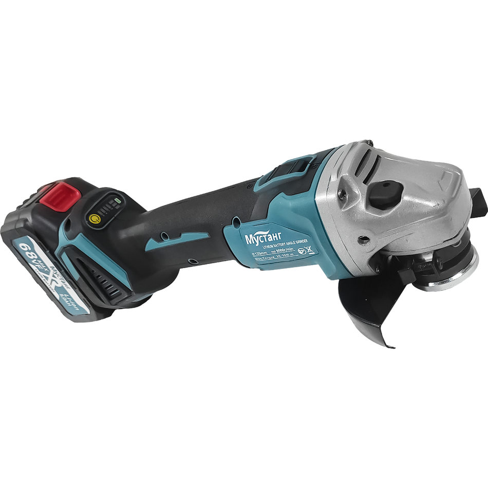 Polizor unghiular cu acumulatori Mustang, 48V, 5Ah, disc 125mm, 9000 RPM