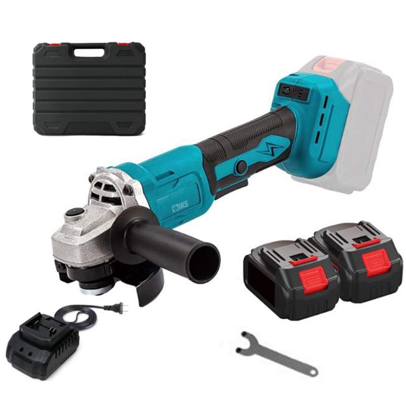 Polizor unghiular Blueisland 125mm, acumulator 68V, 9000RPM, 20-30Nm, cu 2 acumulatori si incarcator