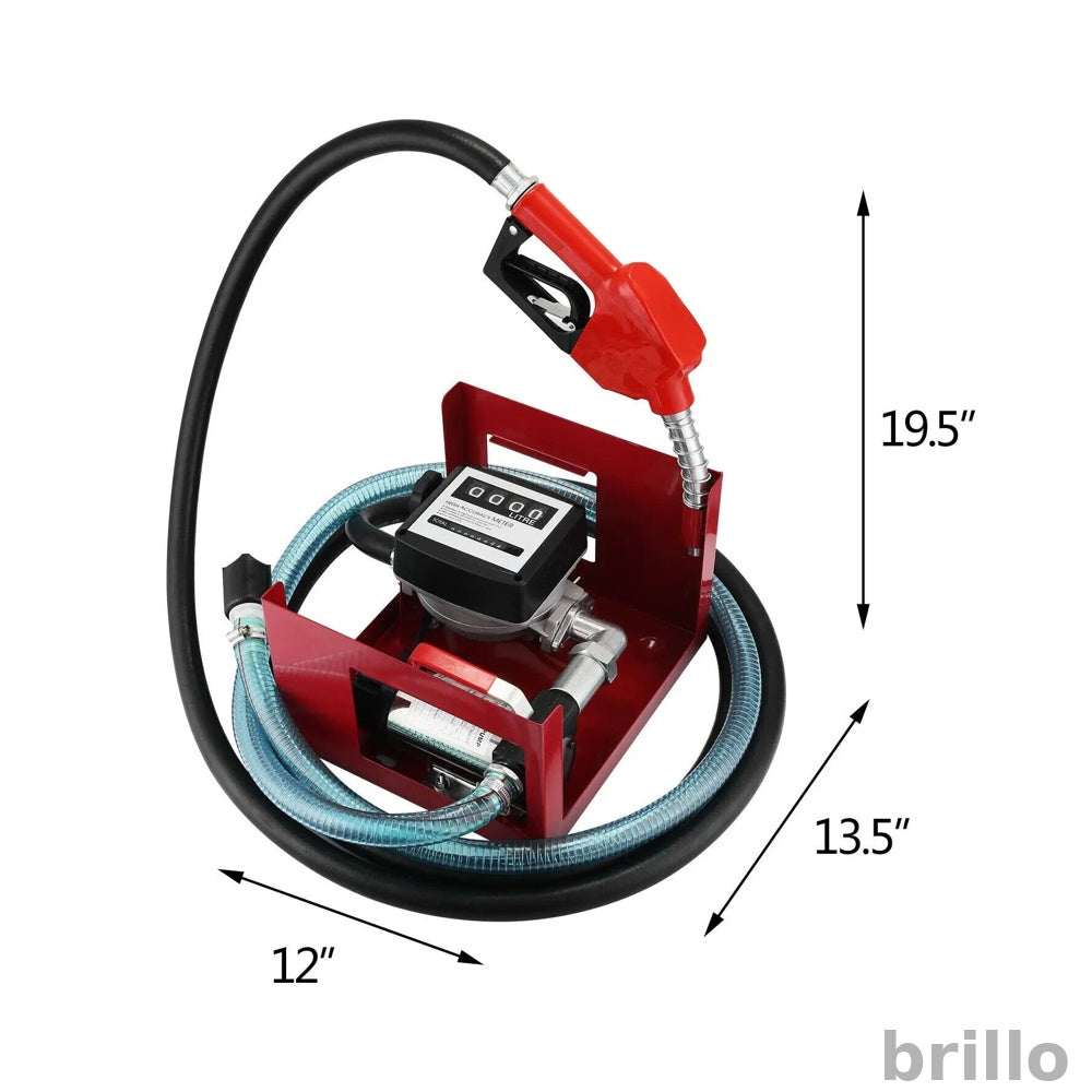 Pompa transfer diesel 750W, 40L/min, autoamorsare, debitmetru digital, 220V