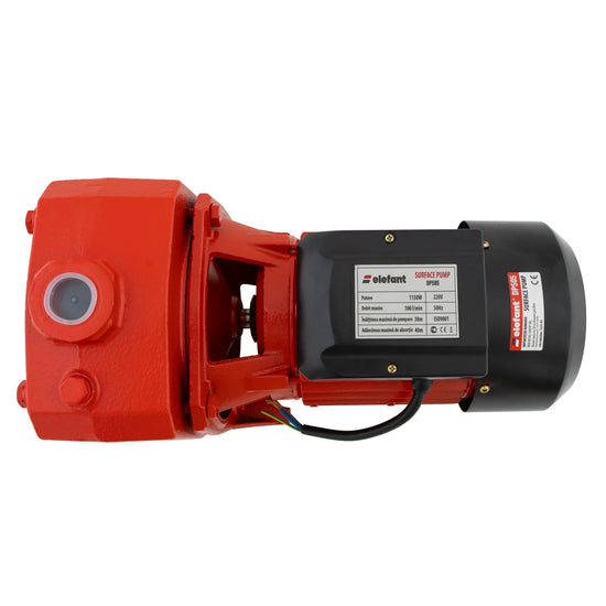 Pompa de suprafata cu ejector Elefant DP505 1150W, debit 46.7L/min, 45m inaltime, 1”x1 1/4”x1”, autoamorsanta, fonta