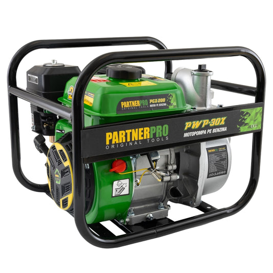 Motopompa pe Benzina PartnerPro PWP30X, 2", 30 m³/h, Motor 6.5 CP, 4 Timpi