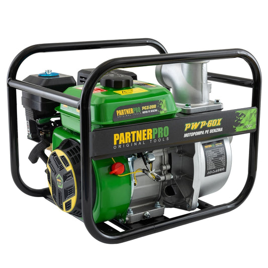 Motopompa pe Benzina PartnerPro PWP60X, 3", 60 m³/h, Motor 6.5 CP, 4 Timpi