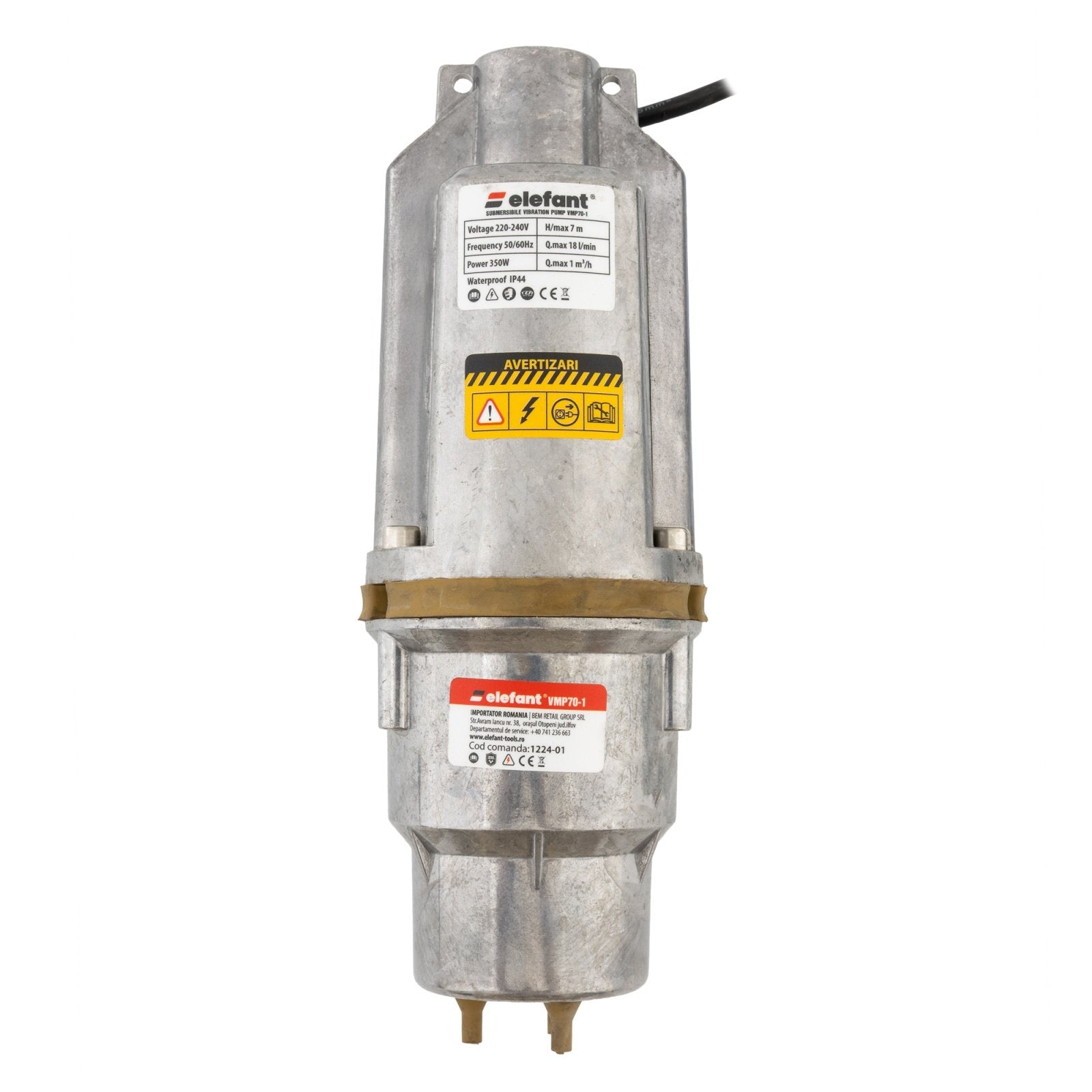 Pompa de apa pe vibratie Elefant 350W, 18L/min VMP70-1