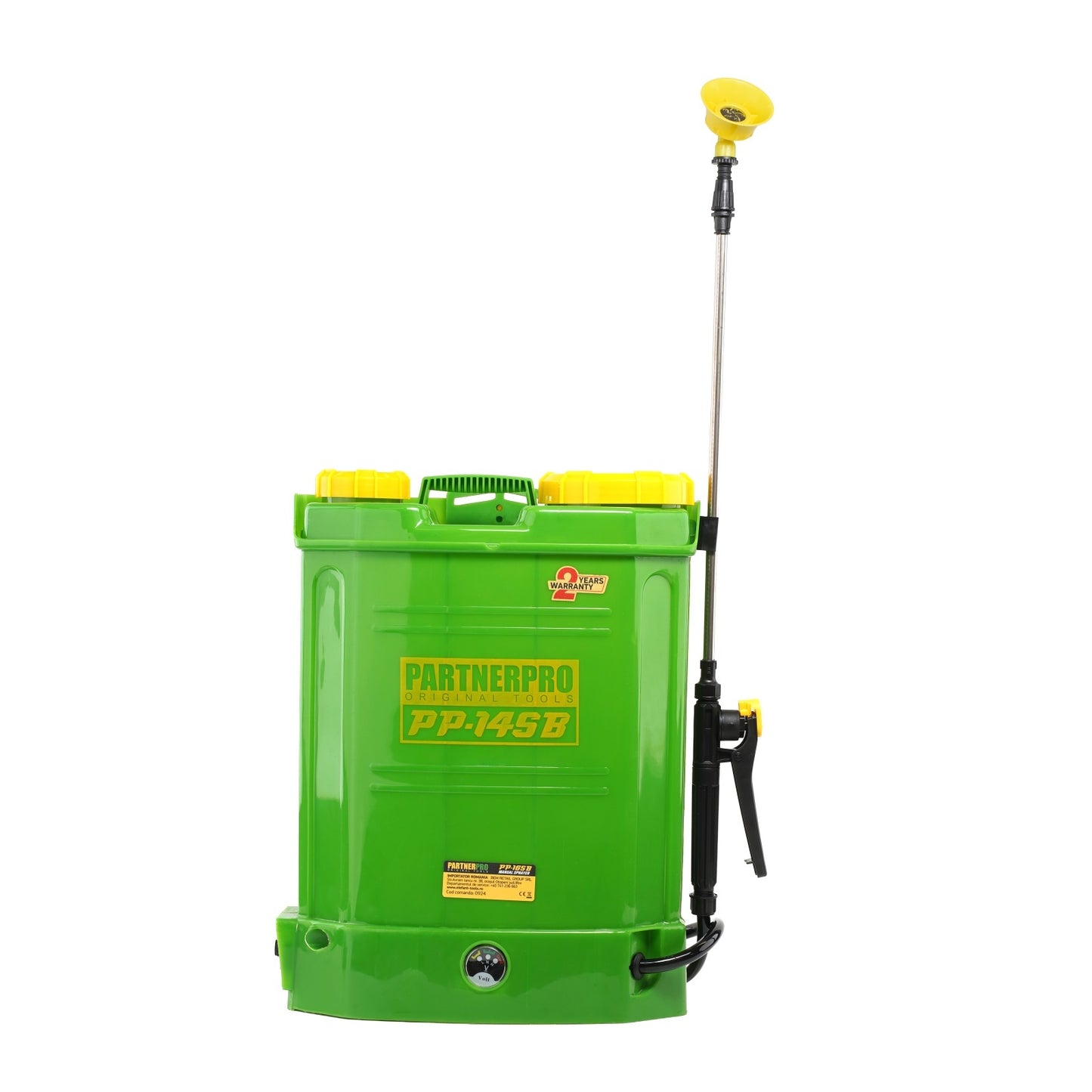 Pompa stropit acumulator PartnerPro PP-14SB, 14L, 12V 8Ah