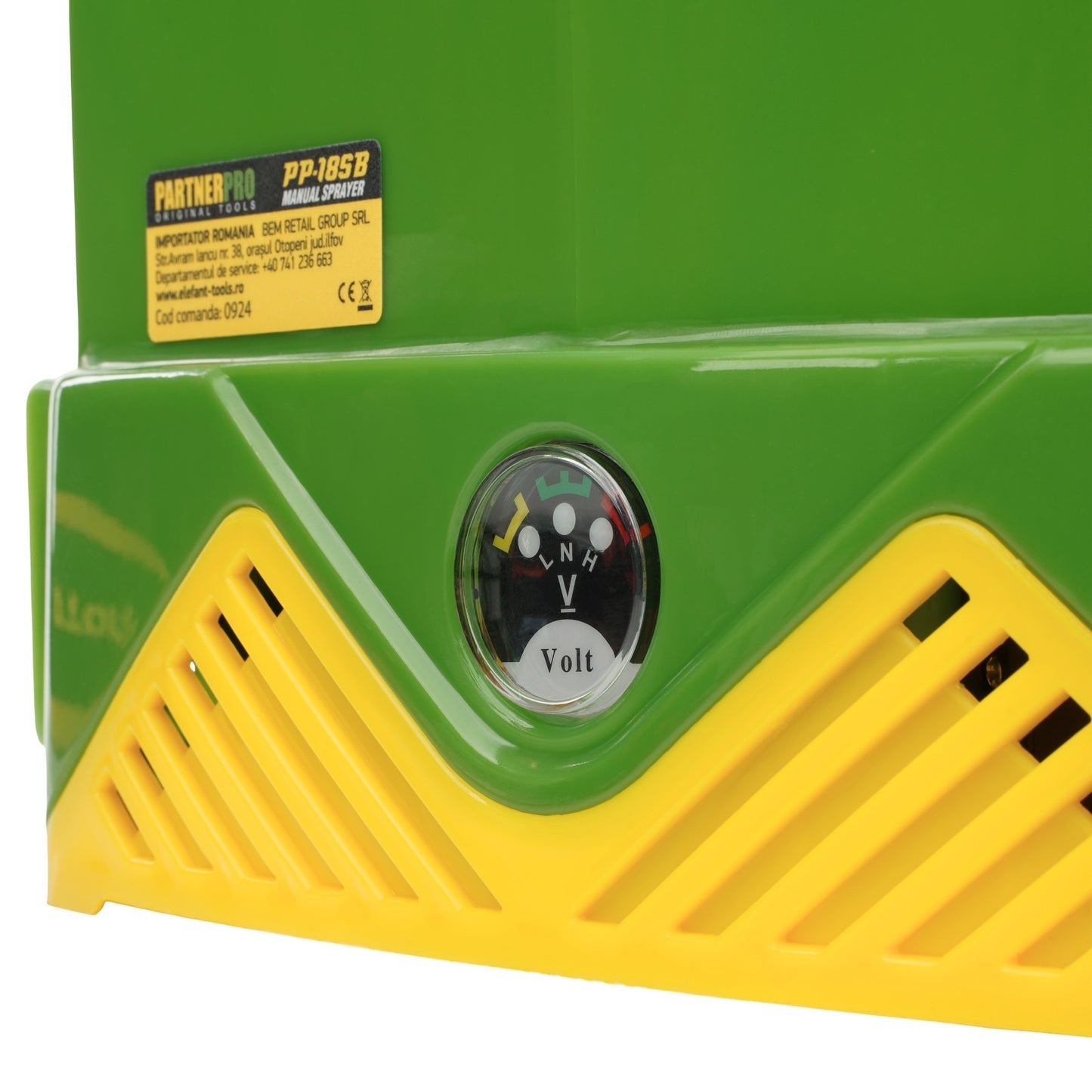 Pompa de stropit cu acumulator 18L PartnerPro PP-18SB, 12V / 8Ah, 2.6 L/min