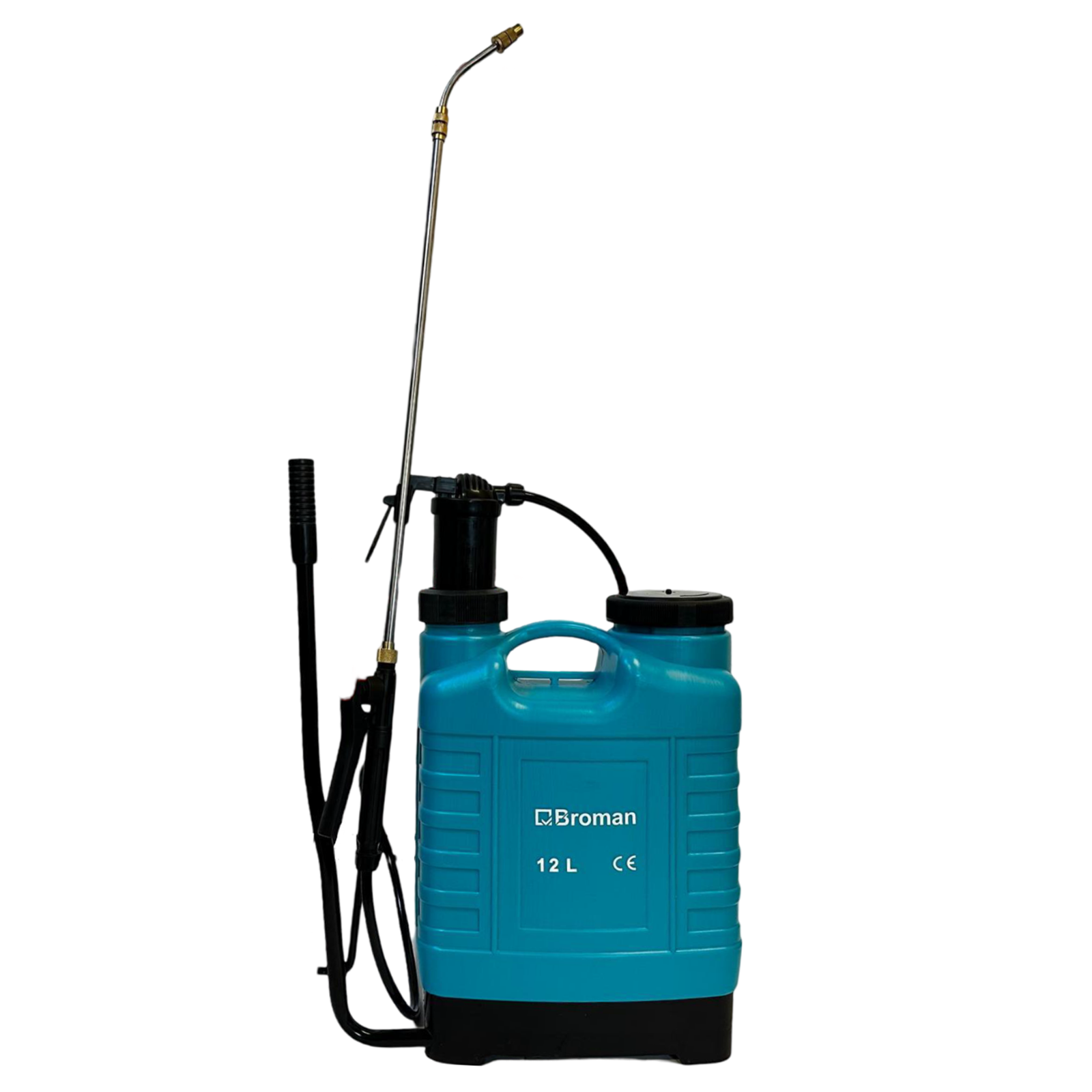 Pompa de stropit manuala Broman 12L cu 2 tije, pulverizator cu presiune pentru gradina