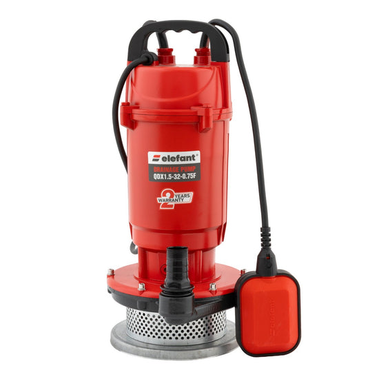 Pompa drenaj Elefant 750W cu flotor, debit 133L/min, 24m refulare, 15m adancime, 2860rpm, fonta