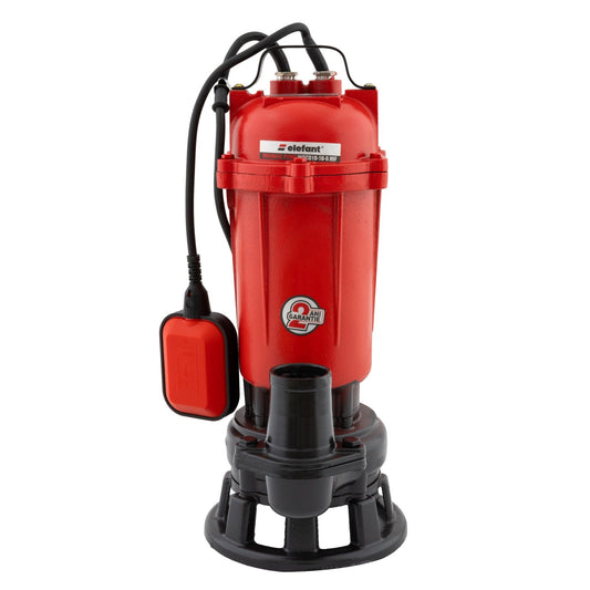 Pompa drenaj submersibila Elefant WQCD10-10-0.95F, 750W, 15000 L/h, 10m, cu tocator