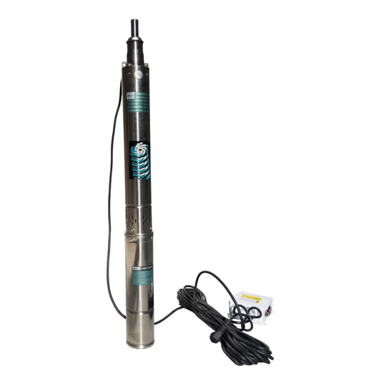 Pompa submersibila apa PROFESIONALA Brillo® 1100W, 5000L/h, 70m, inox, panou control, 100QJD5-70/8