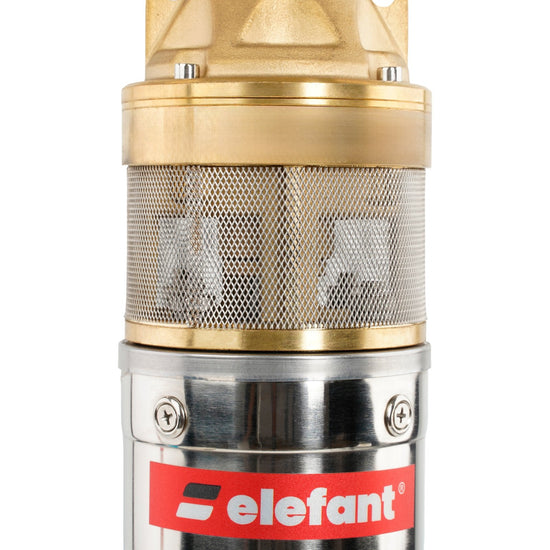 Pompa submersibila Elefant 4SKM150 1100W, 70m adancime, 95m refulare, debit 50L/min, 1”, 2850rpm, cablu 20m, rotor alama, turbina bronz