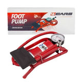 Pompa cu pedala si manometru 90717, 3 duze, adaptor ventil 1+2, presiune pana la 7 bari