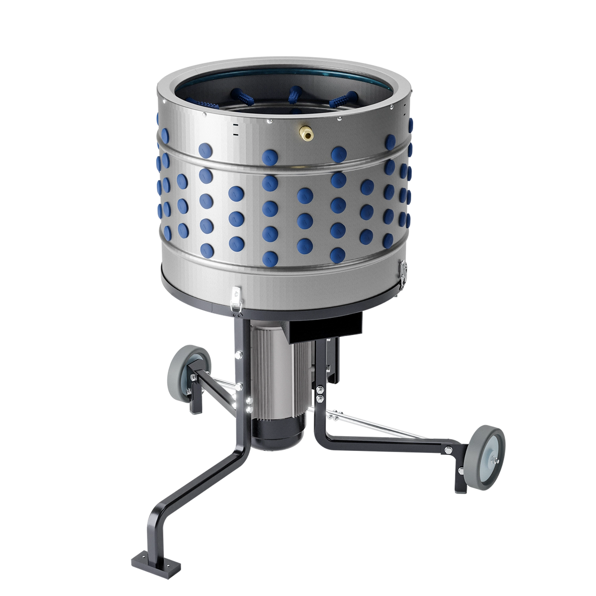 Deplumator pasari ZEP EU PRO C, 1500W, diametru 50 cm, 164 degete cauciuc, inox