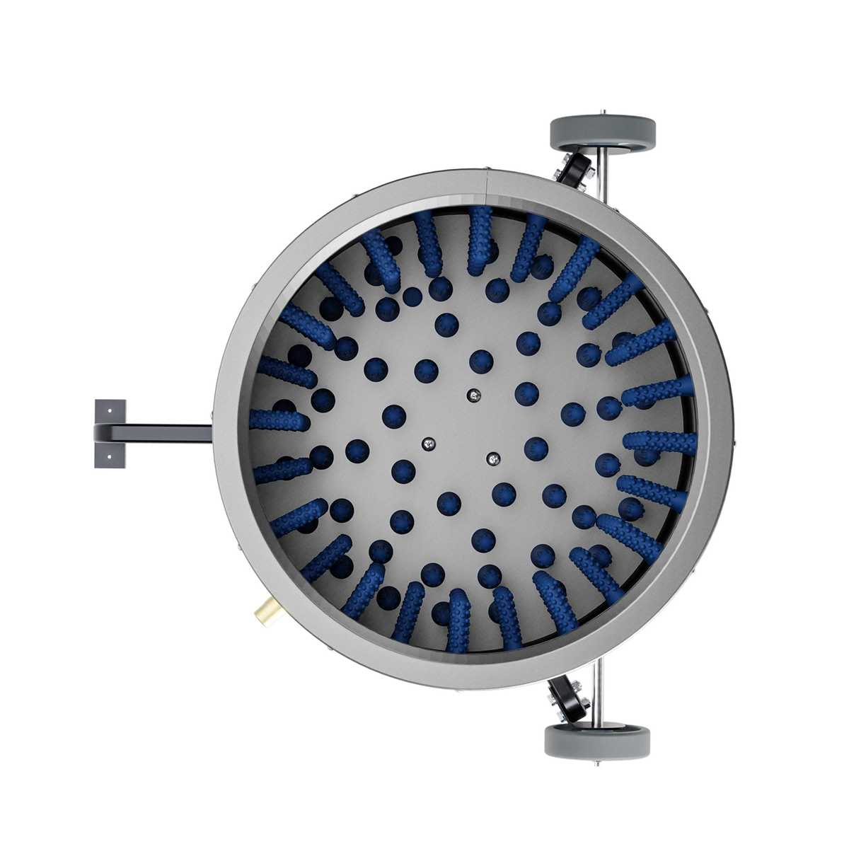 Deplumator pasari ZEP EU PRO C, 1500W, diametru 50 cm, 164 degete cauciuc, inox