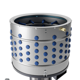 Deplumator pasari ZEP EU PRO C, 1500W, diametru 50 cm, 164 degete cauciuc, inox