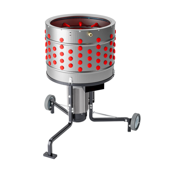 Deplumator pasari ZEP EU PRO B, 1500W, diametru 50 cm, 164 degete cauciuc, inox
