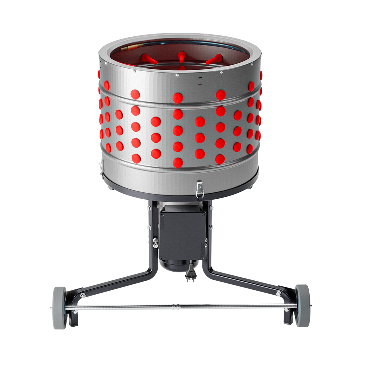 Deplumator pasari ZEP EU PRO B, 1500W, diametru 50 cm, 164 degete cauciuc, inox