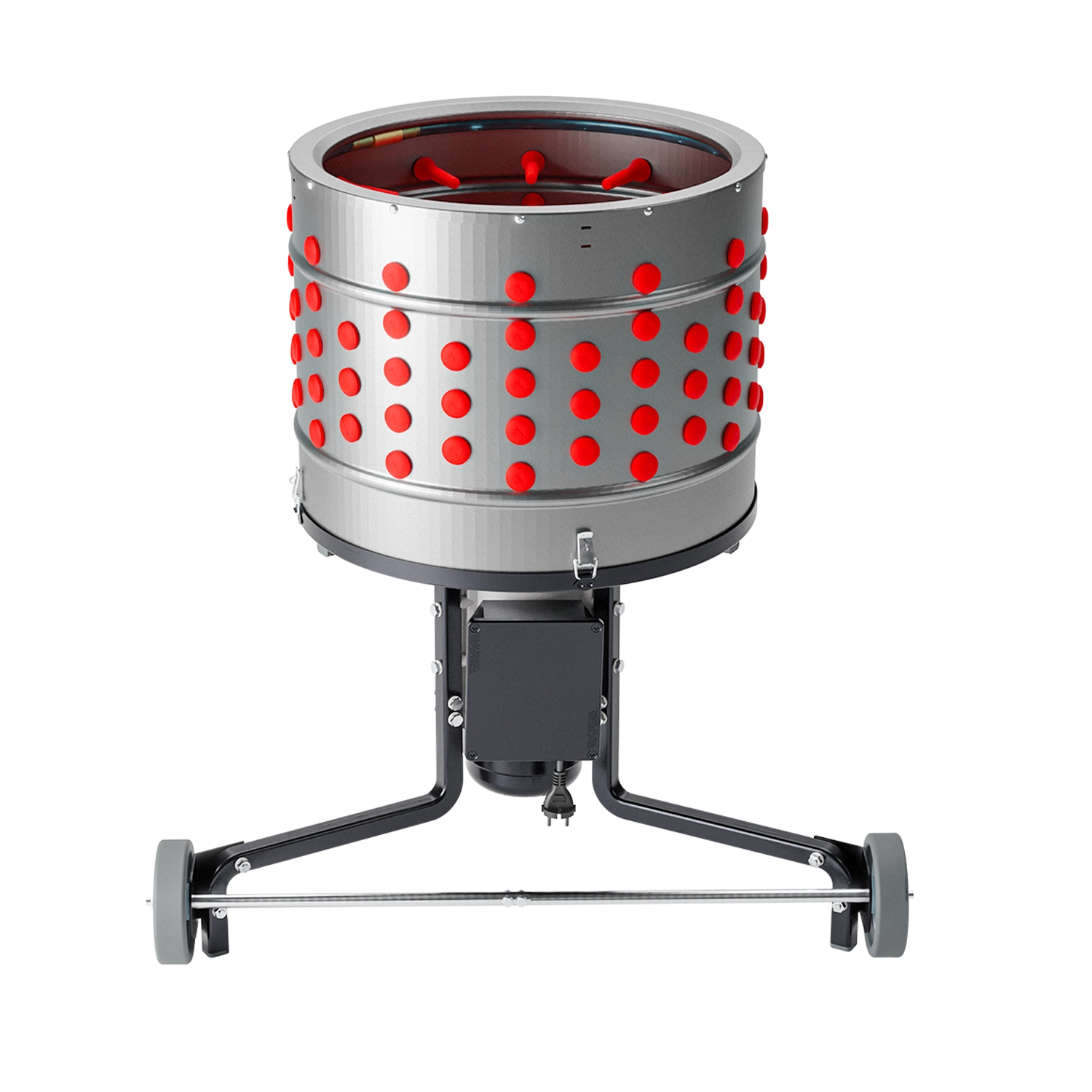 Deplumator pasari ZEP EU PRO B, 1500W, diametru 50 cm, 164 degete cauciuc, inox