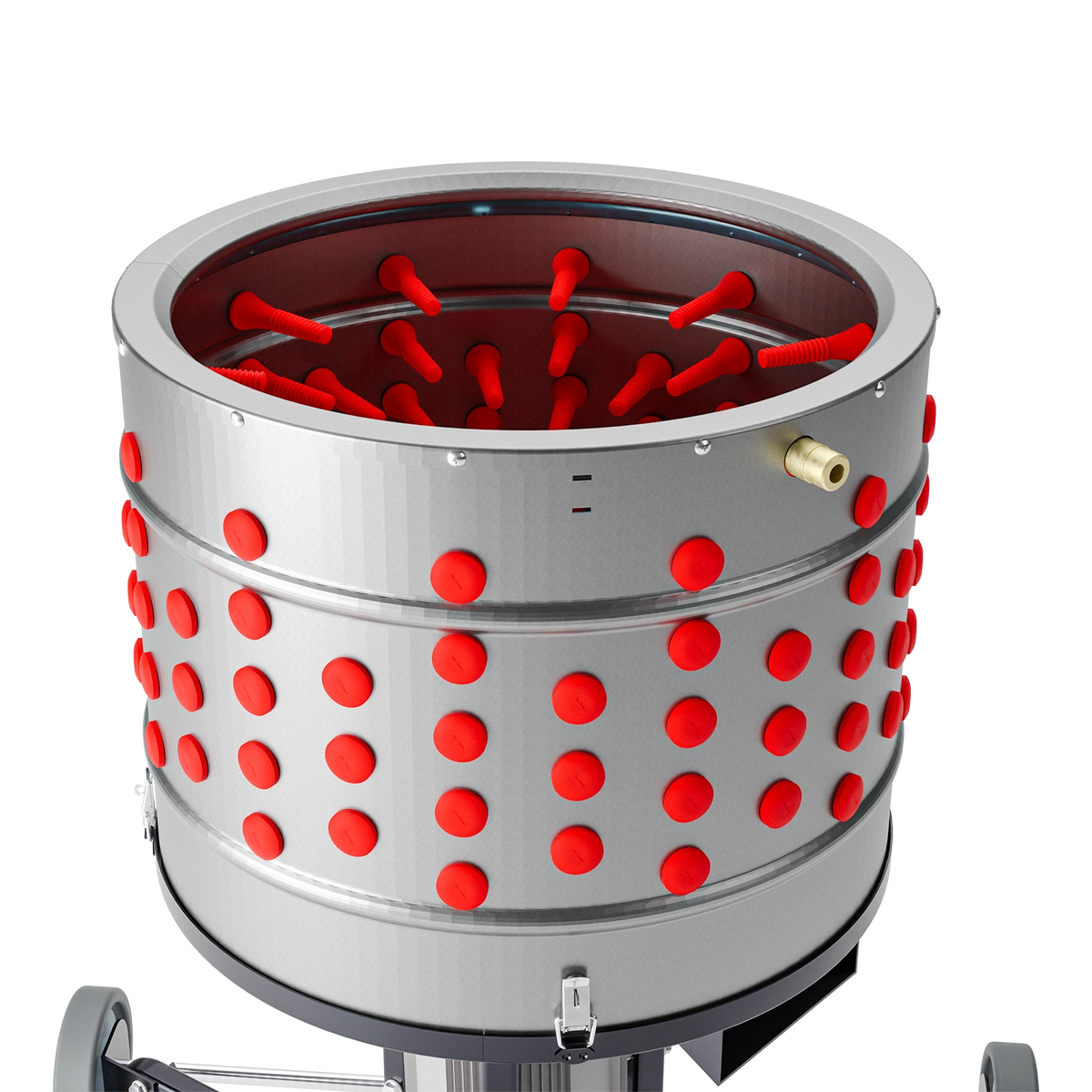 Deplumator pasari ZEP EU PRO B, 1500W, diametru 50 cm, 164 degete cauciuc, inox