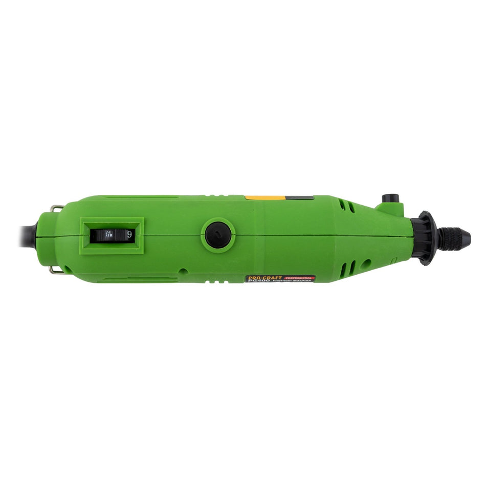 Aparat de gravat Procraft PG400, 400W, 8000–30000 RPM, diametru burghiu 1–3.2 mm