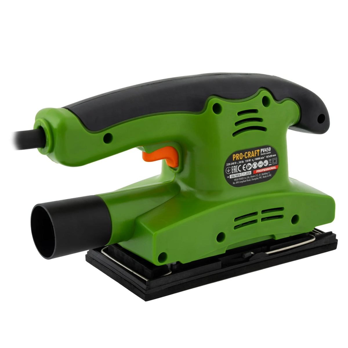 Masina de slefuit vibrationala Procraft PV450, 150W, 10000 rpm, talpa 90 x 230 mm