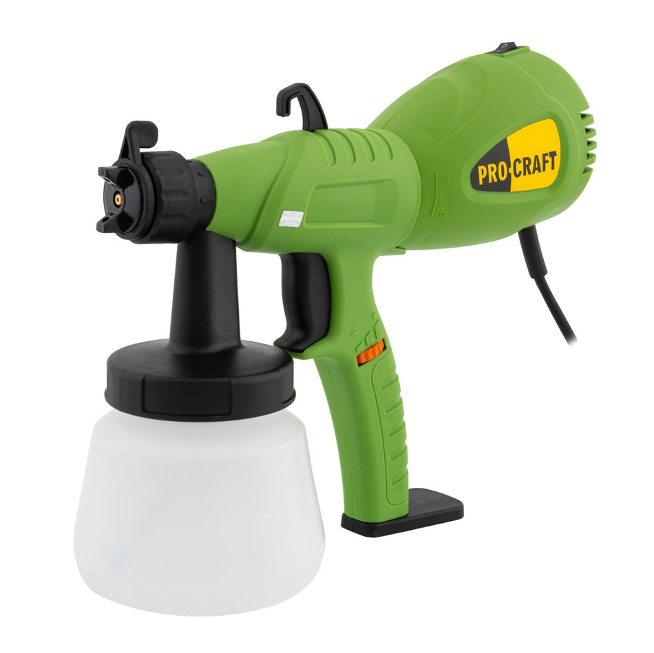 Pistol de vopsit electric Procraft PSE550, 350W, rezervor 800 ml, duze 1.8/2.5 mm